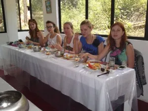 Meditation dining hall